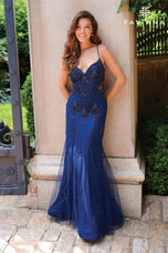 Faviana Beaded Lace Applique Prom Dress 11227