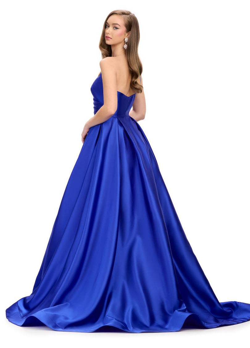 ASHLEYlauren Mikado Ball Gown Dress 11772