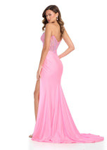 ASHLEYlauren Strapless Corset Long Prom Dress 11926