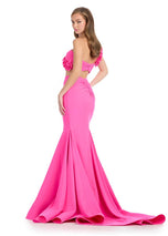 ASHLEYlauren Two Piece Jersey Prom Dress 11981