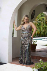 Curvy by Primavera Dress 14082