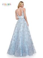 Colors Prom Long Glitter Ball Gown Dress 2288