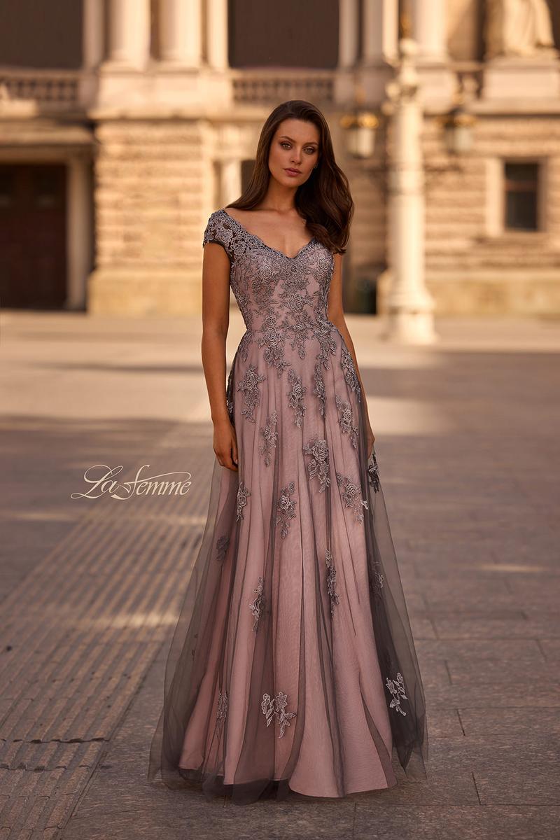 La Femme Evening Dress 23449