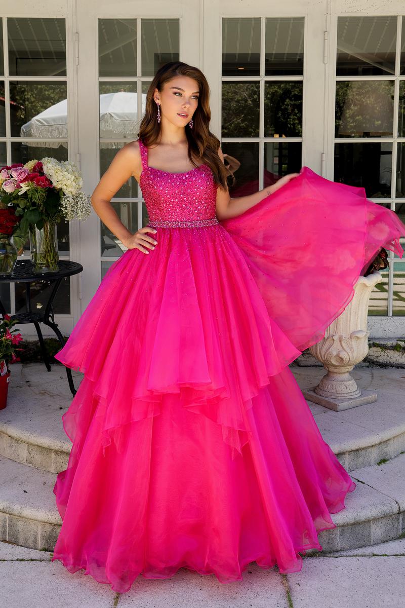 Ava Presley Tiered Ball Gown Prom Dress 29523