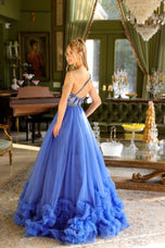 Ava Presley One Shoulder Ruffled Tulle Prom Dress 29527