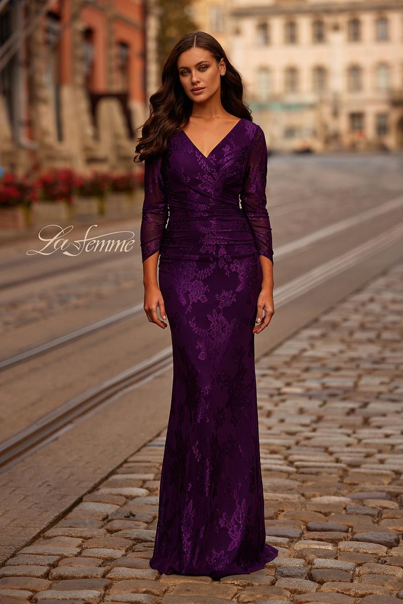 La Femme Evening Dress 32491