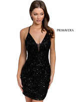 Primavera Couture Short Dress 3832