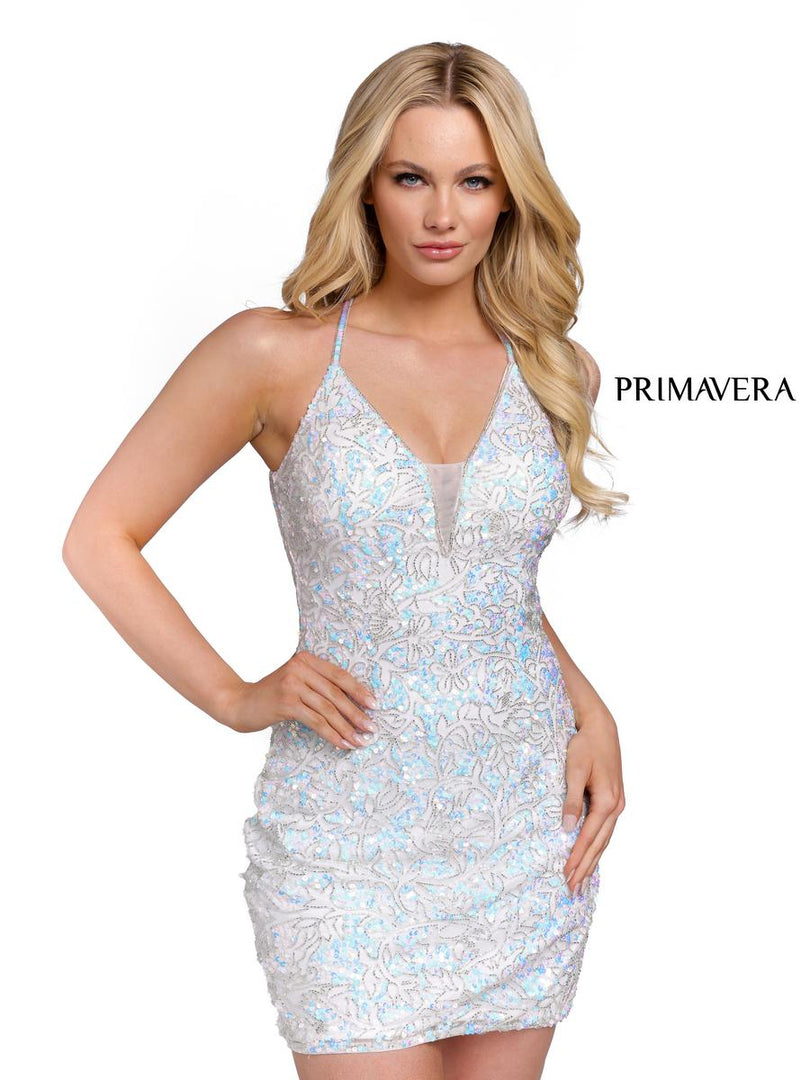 Primavera Couture Short Dress 3832