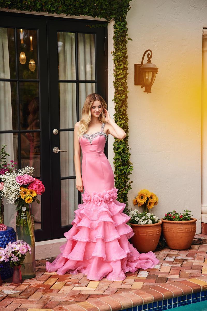 Ava Presley Ruffle Mermaid Prom Dress 39566