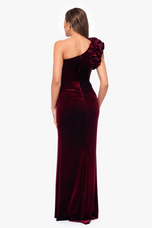 Xscape Evenings "Kristin" Velvet Evenings Gown 6460X