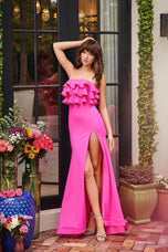 Ava Presley Ruffle Bodice Prom Dress 40020