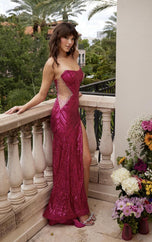 Ava Presley Illusion Side Prom Dress 40121