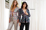 Primavera Floral Beaded Blazer and Sequin Pant Suit 4274