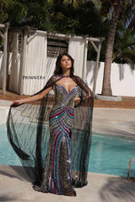 Primavera Couture Long Dress 4385