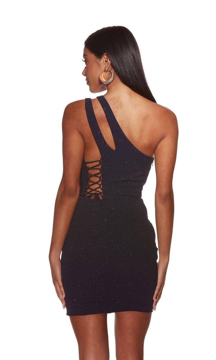 Alyce Paris Asymmetrical One Shoulder HoCo Dress 4822