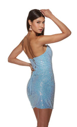 Alyce Paris Glitter Corset Homecoming Dress 4828