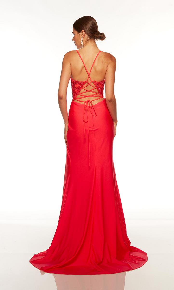 Alyce Lace-up Back Prom Dress 61469