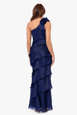 Xscape Evenings "Rosina" Tiered Organza Evening Dress 6318X