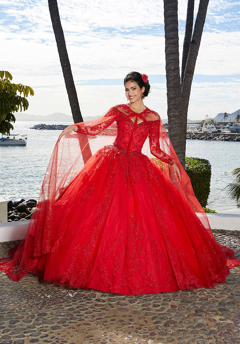 Vizcaya by Morilee Sparke Tulle Quince Cape 89367