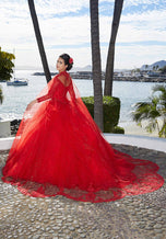 Vizcaya by Morilee Sparke Tulle Quince Cape 89367