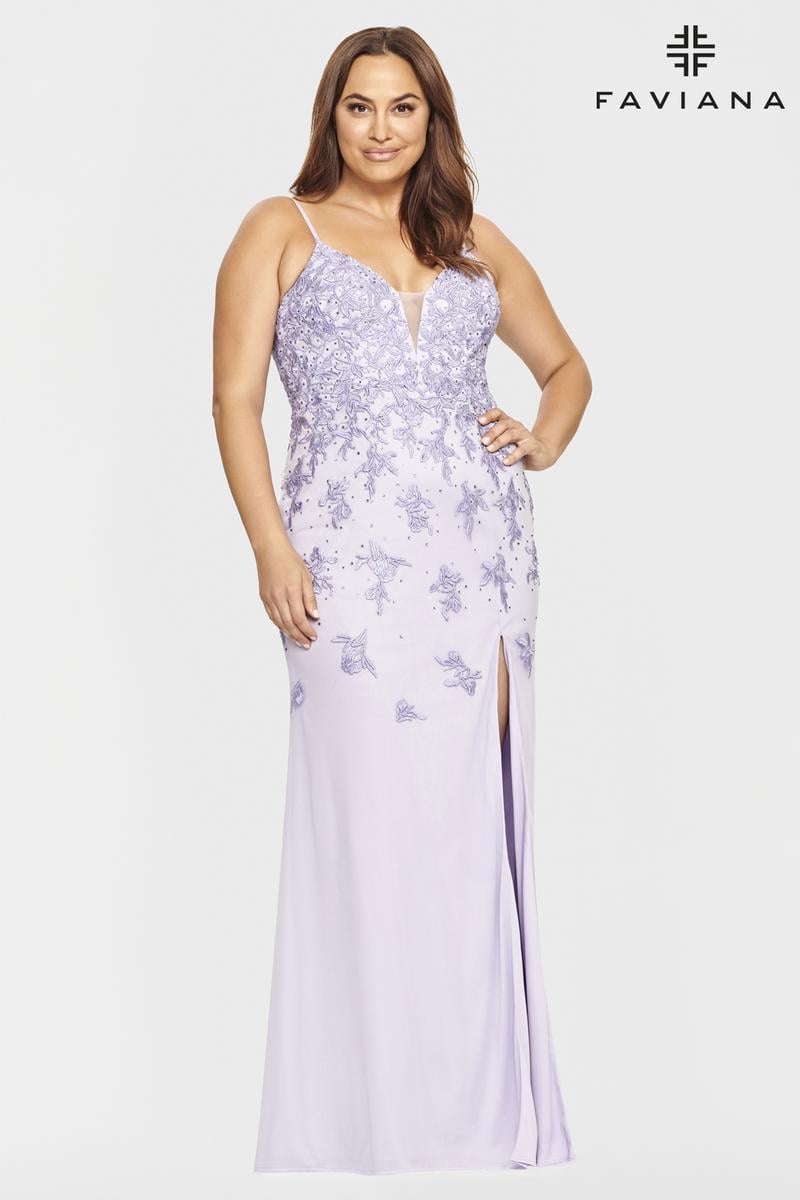 Faviana Plus Sizes Dress 9539