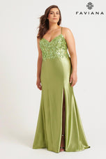 Faviana Plus Sizes Dress 9563