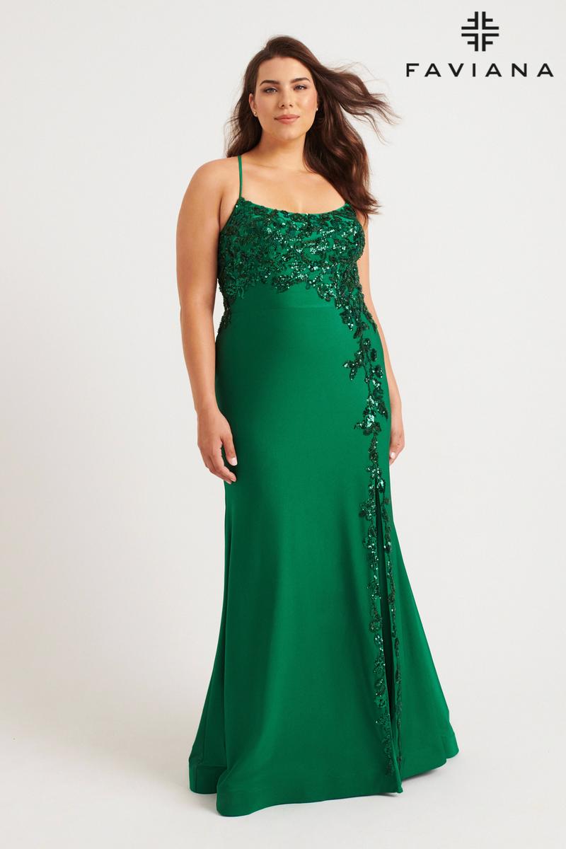 Faviana Plus Sizes Dress 9570