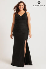 Faviana Plus Sizes Dress 9584