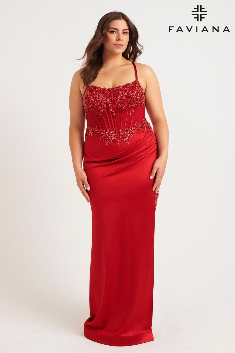 Faviana Plus Sizes Dress 9592