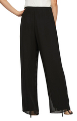 Alex Evenings Straight Leg Chiffon Pants 36025