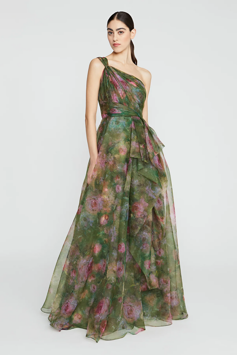 Theia Meadow One Shoulder Gown 88112216