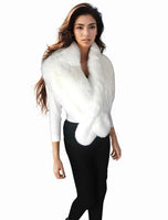 The Magic Scarf Company Faux Rabbit Fur Stole LC3801