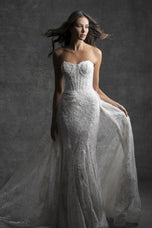 Allure Bridals Couture Fit and Flare Wedding Dress C749