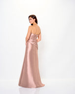 Cameron Blake Strapless Pleated Evening Dress CB3248