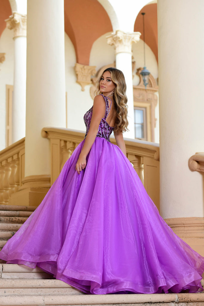 Ava Presley Basque Waist Ballgown Prom Dress 28579