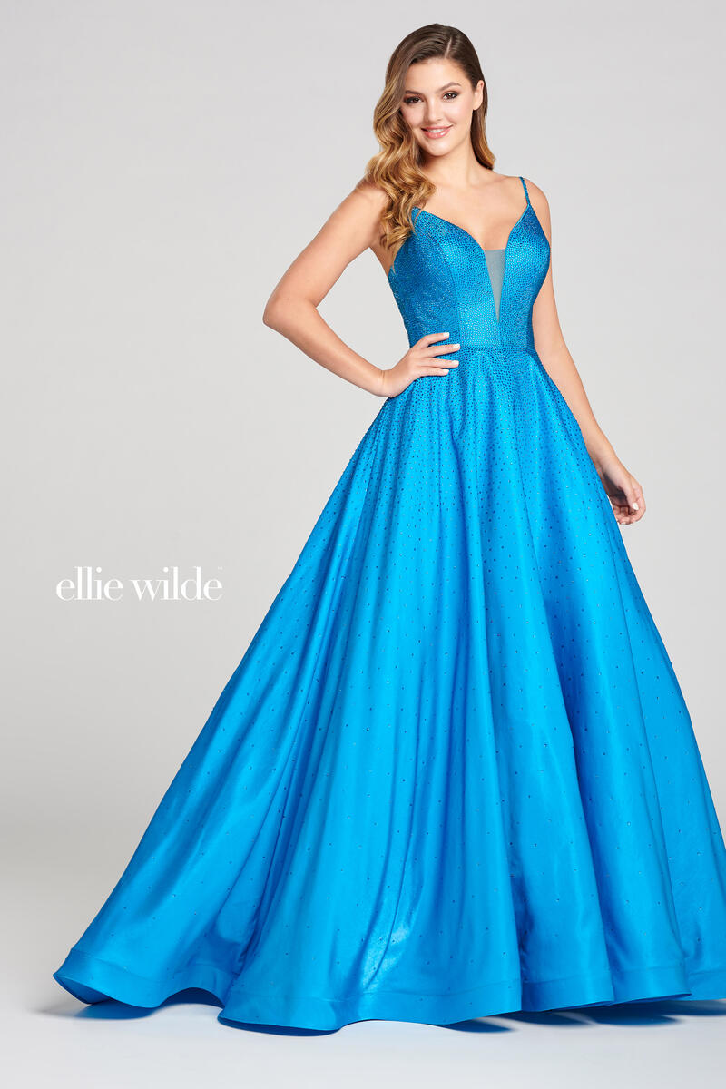 Ellie Wilde Long Jersey Ball Gown EW121005