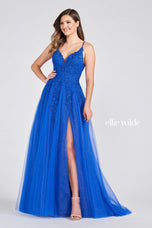 Ellie Wilde A-Line V-Neck Prom Dress EW122014