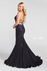 Ellie Wilde Long Jersey Prom Dress EW122028