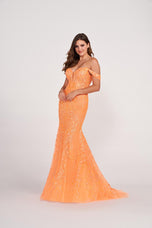 Ellie Wilde Long Off the Shoulder Prom Dress EW34007