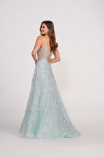 Ellie Wilde Long Lace Ball Gown Dress EW34048