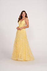 Ellie Wilde Long Lace Ball Gown Dress EW34048