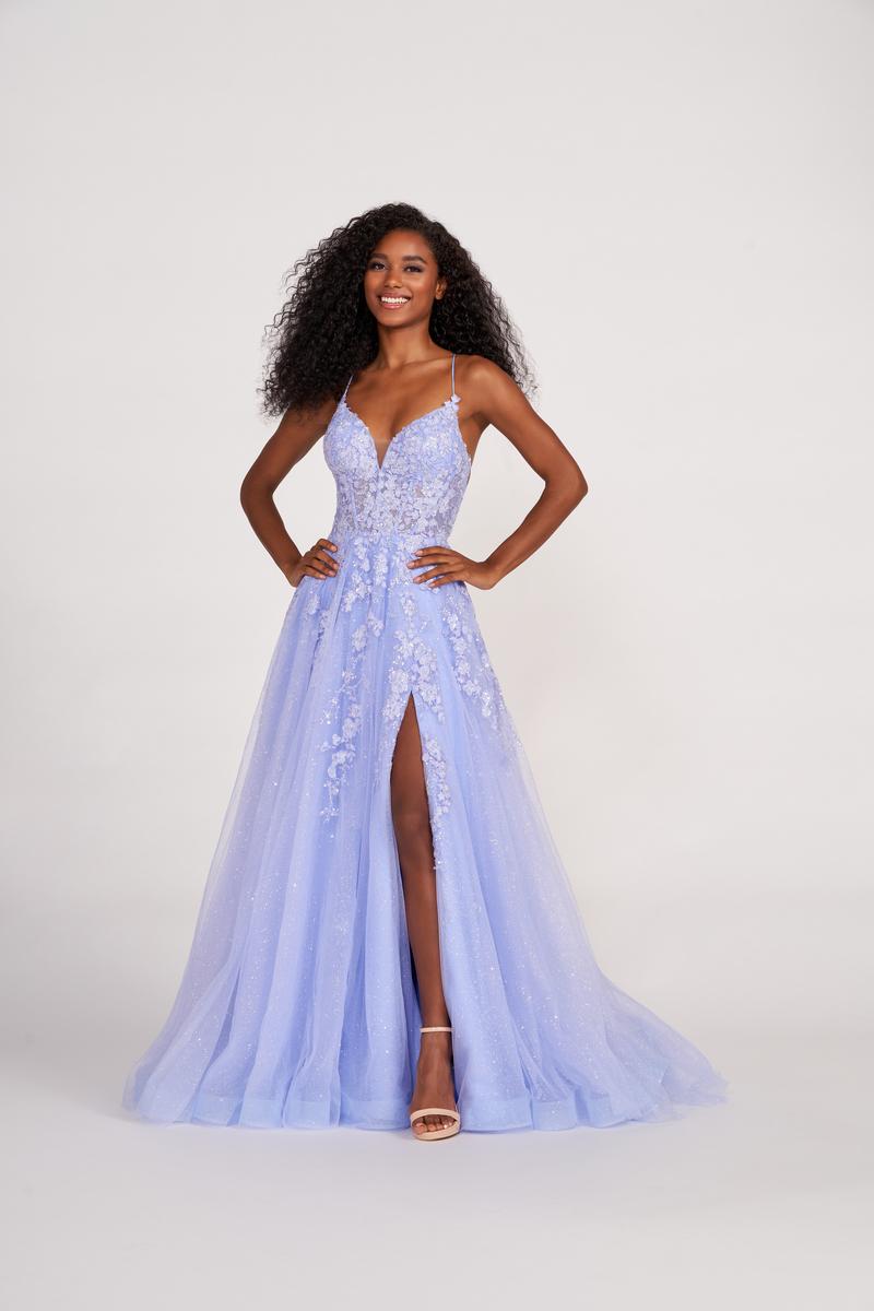 Long lace prom dresses online