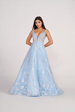 Ellie Wilde Glitter Tulle Ball Gown EW34105