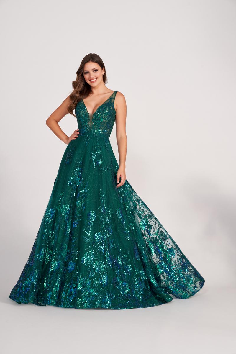 Ellie Wilde Glitter Tulle Ball Gown EW34105