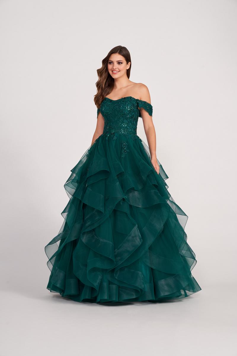 Ellie Wilde Tiered Ball Gown EW34108