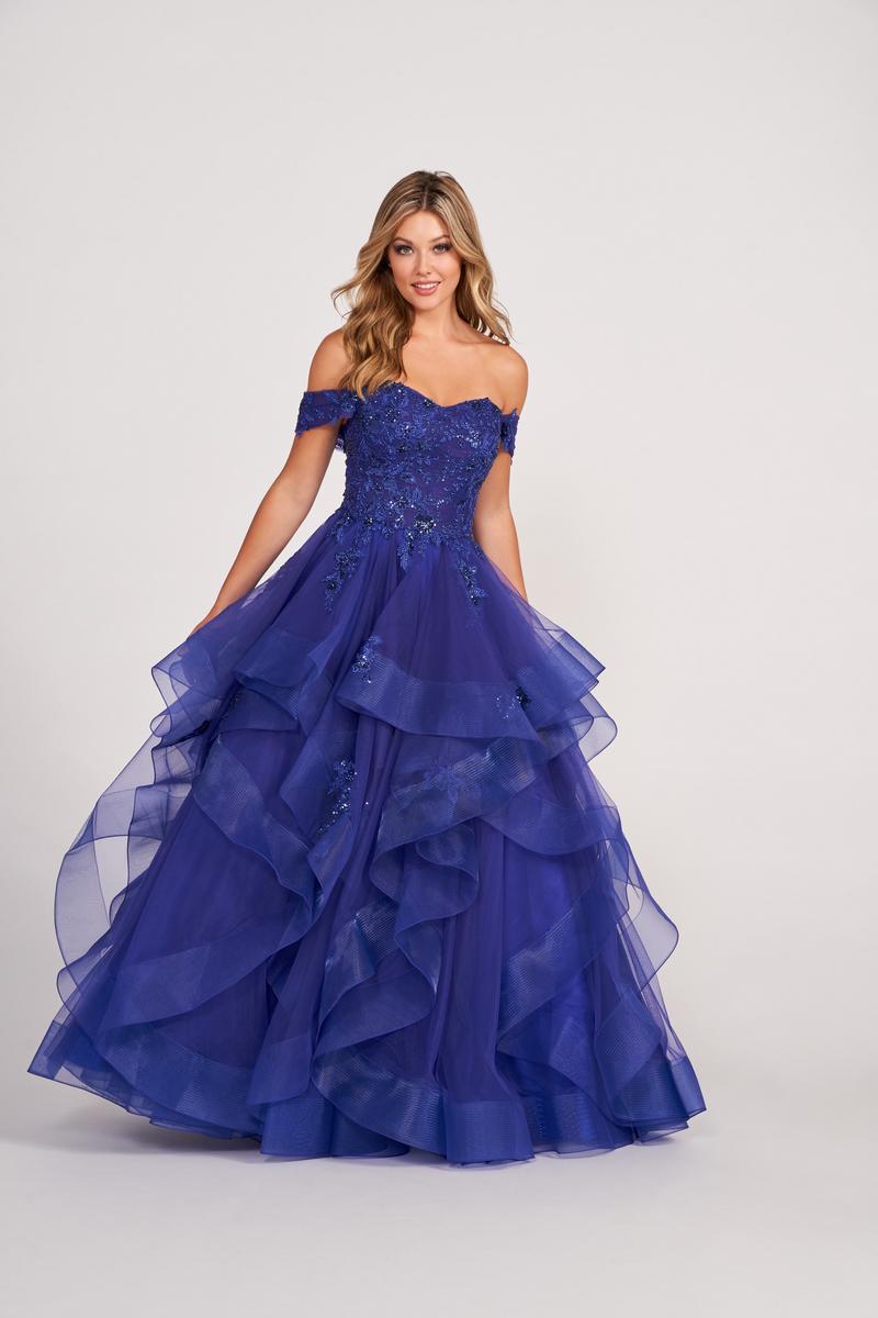 Ellie Wilde Tiered Ball Gown EW34108