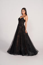 Ellie Wilde A-Line Lace Prom Dress EW34117