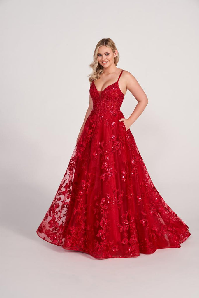 Ellie Wilde A-Line Prom Dress EW34119