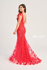 Ellie Wilde Illusion Side Prom Dress EW35009