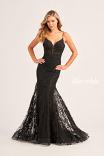 Ellie Wilde Mermaid Corset Lace Prom Dress EW35010 - B